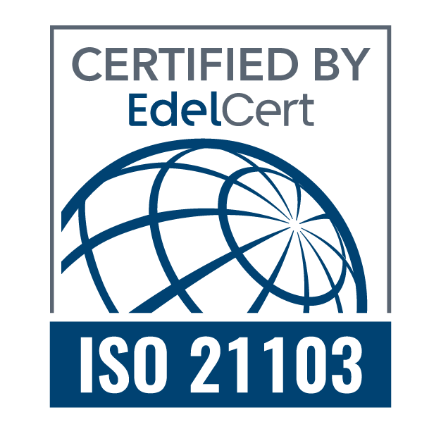 Certification ISO 21103:2014